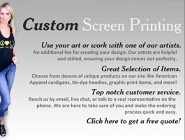 Custom Greek Threads Screen Printing Landing Page Design
