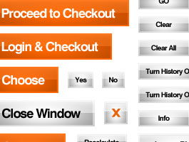 Volusion Button Design for Slashed Graphics